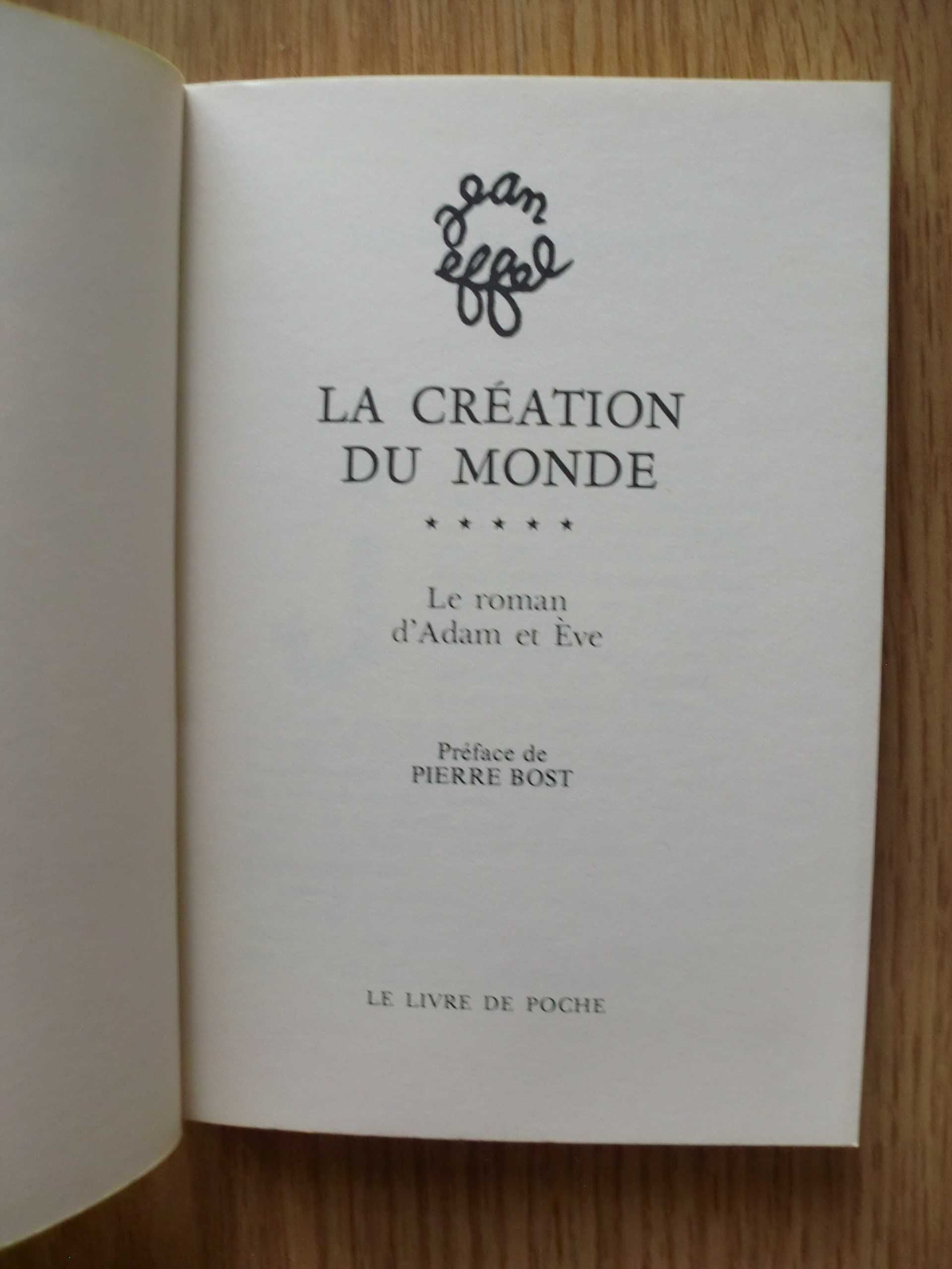 La Création du Monde - Le Roman D´Adam et Ève
de Jean Effel