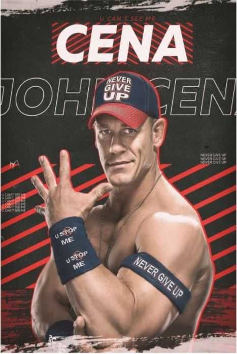Plakat Obraz Na Ścianę Wrestling WWE JOHN CENA HIT