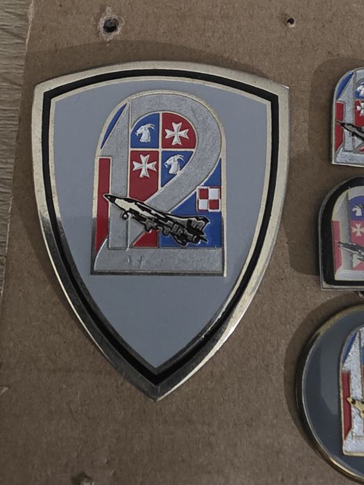 12 Baza Lotnicza Mirosławiec odznaka i miniaturki