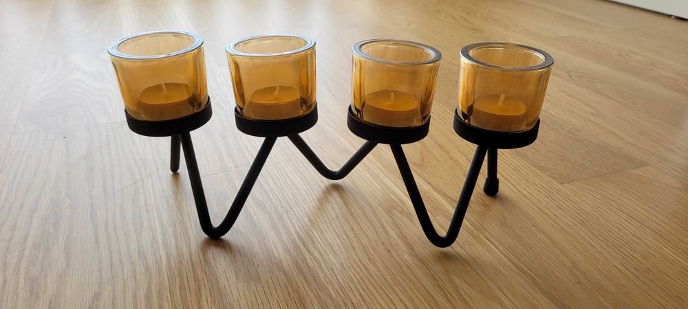 Castiçal com 4 velas