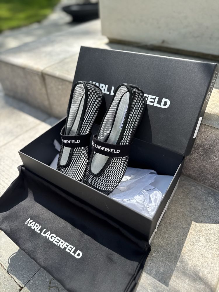 Балетки сітка karl lagerfeld ксрл лагерфельд