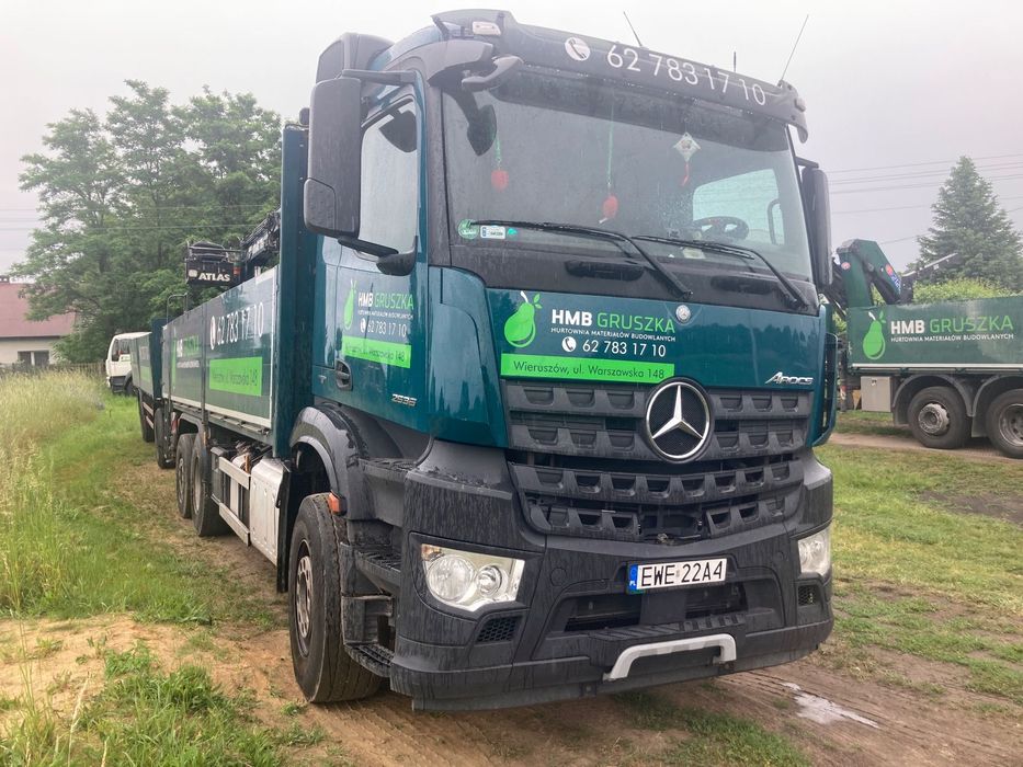 Mercedes-Benz Arocs  Mercedes Arocs /Atlas 165.2  HDS    PERFEKCYJNY STAN