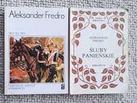 2 książki - Aleksander Fredro - Śluby Panieńskie i Trzy po trzy