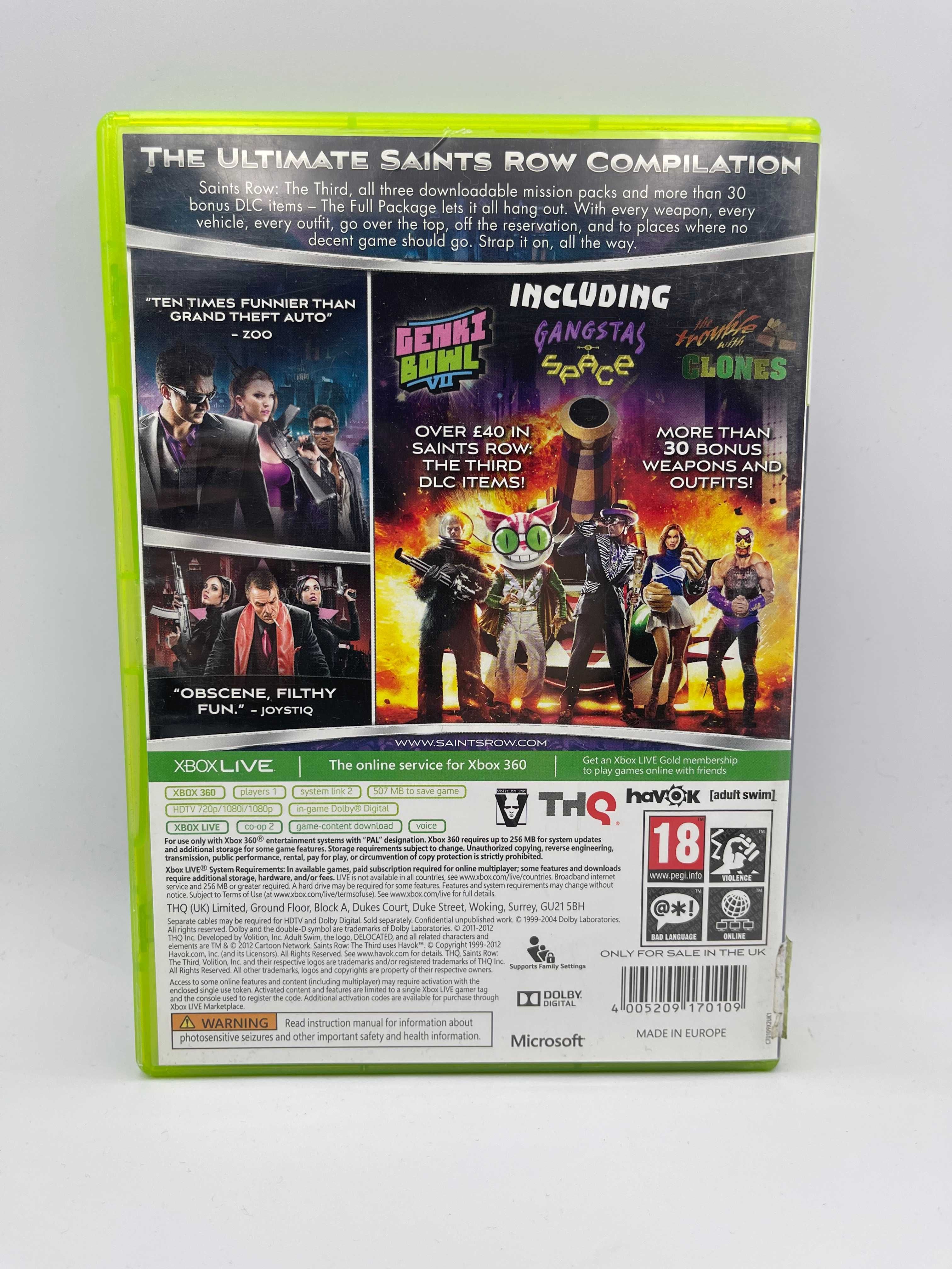 Saints Row The Third Full Package Xbox 360
