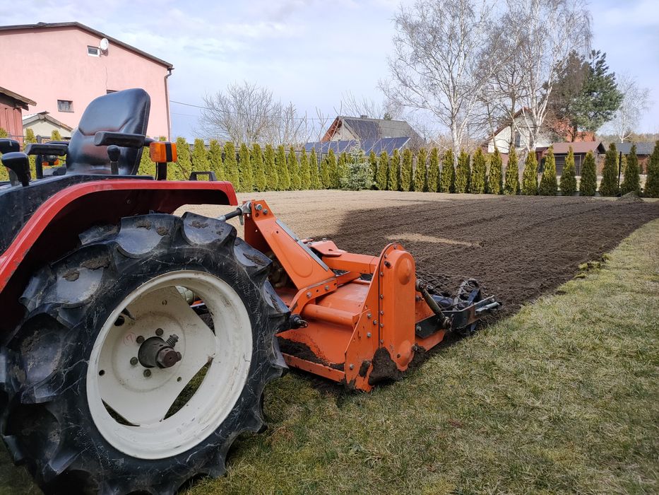 Usługi glebogryzarką separacyjną, zakładanie trawników, arecja