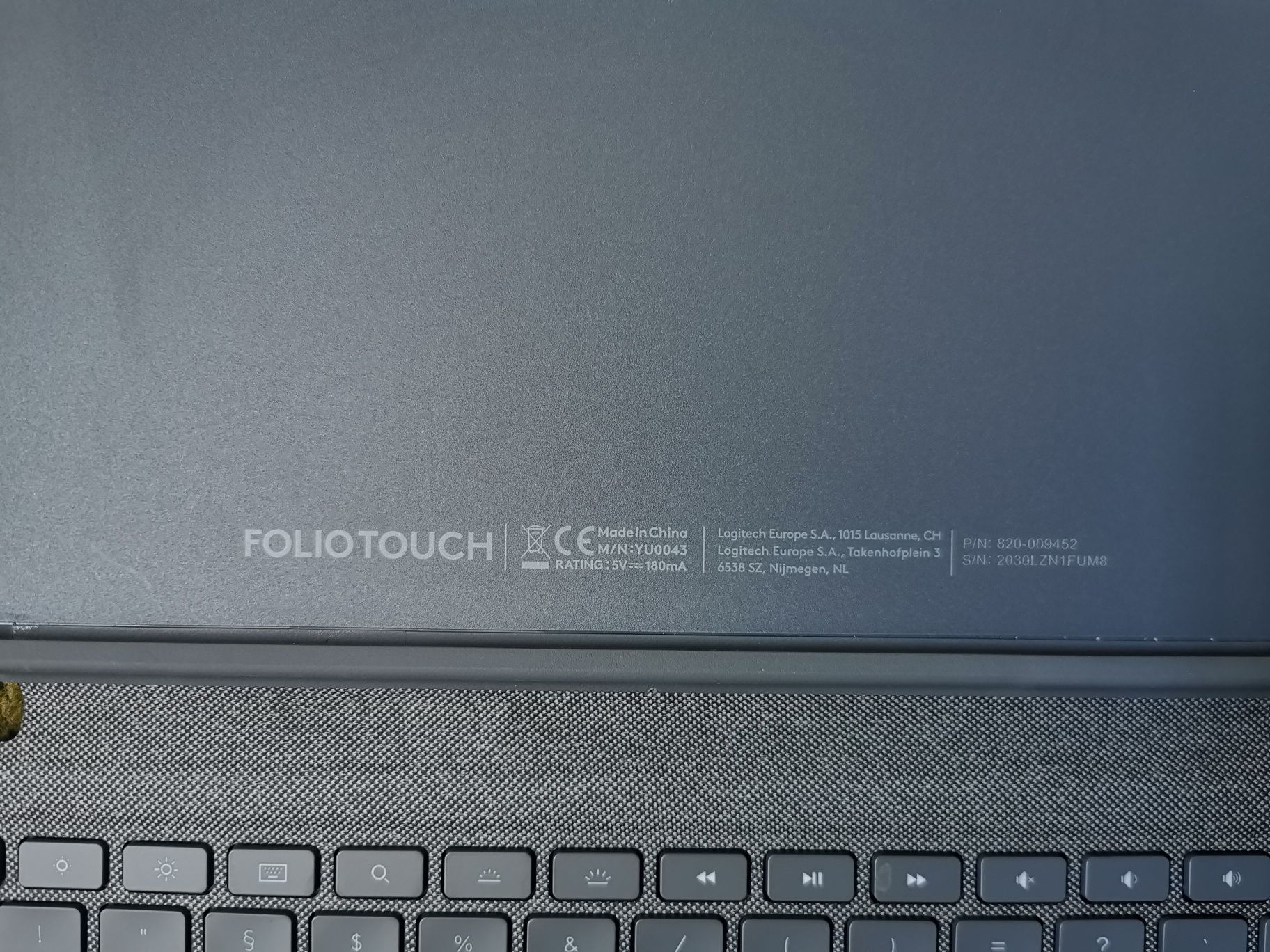 Klawiatura Logitech Folio Touch YU0043 iPa Pro