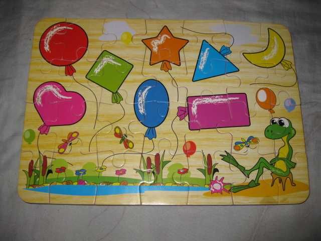 Мягкие пазлы пазли Фрукти Геометричні фігури Фигуры Игрушки Іграшки