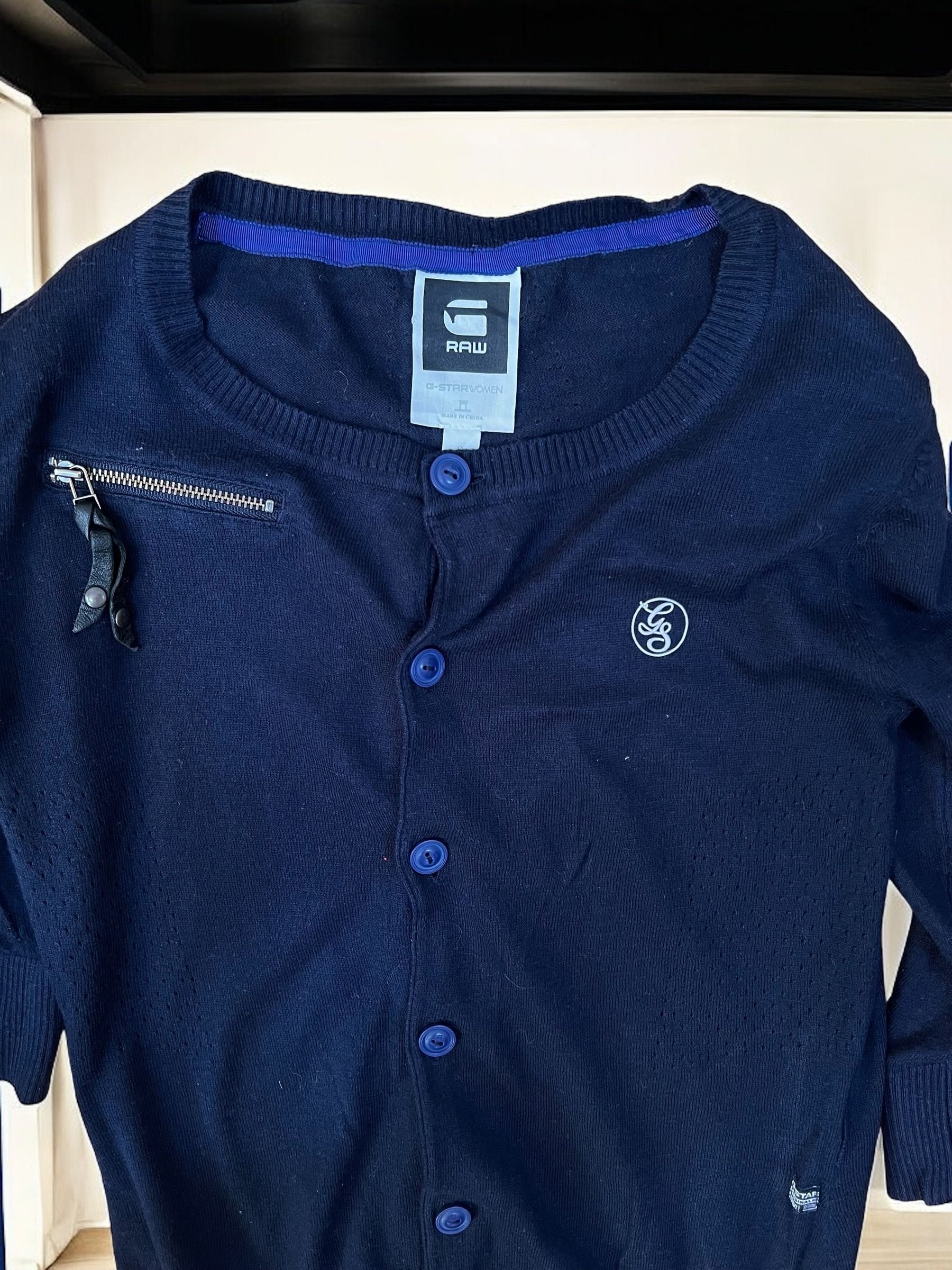 G-Star Raw Jet R Cardigan Knit roz. S damski kardigan z rękawem 3/4