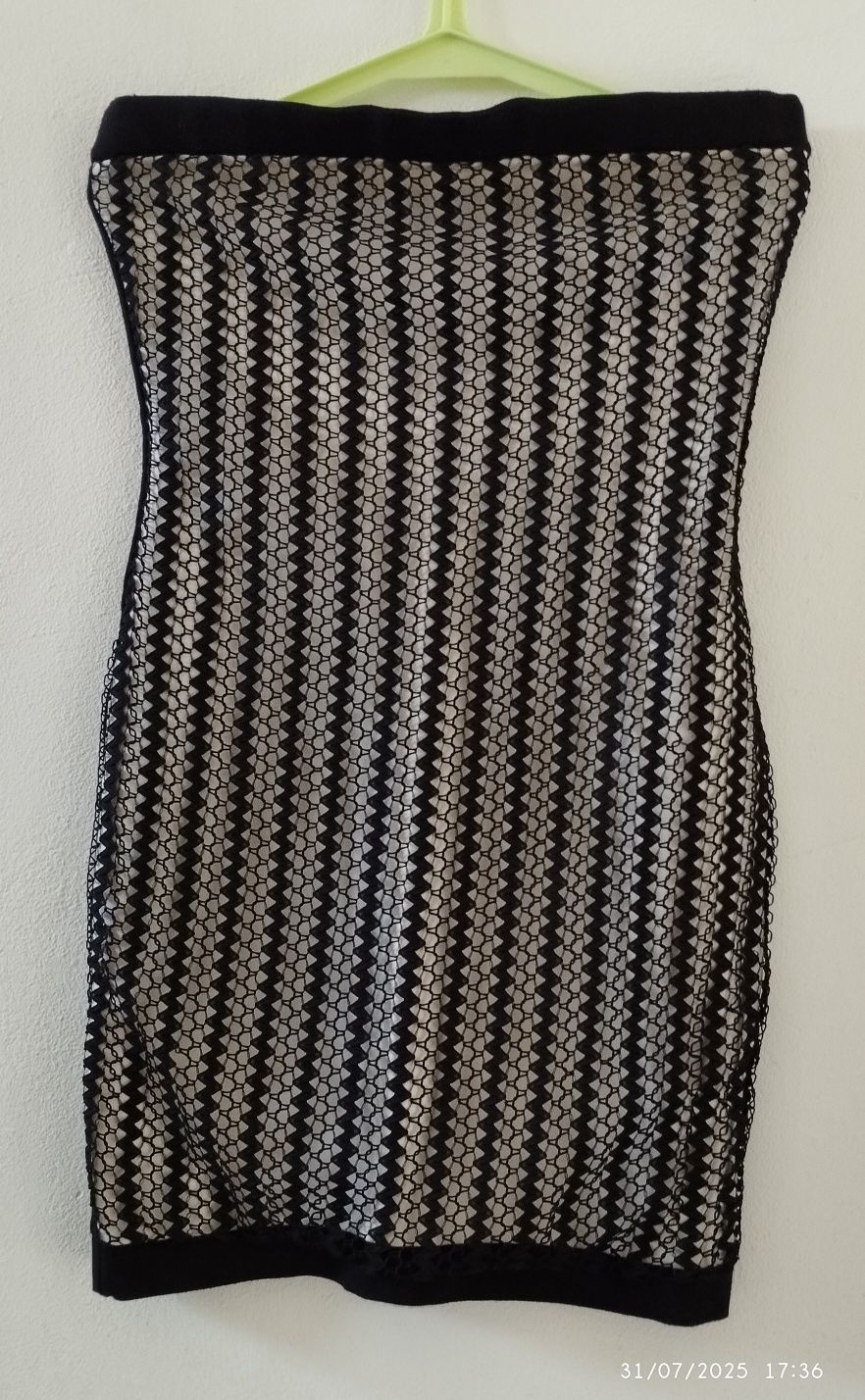 Vestido sem alças elástico tam M