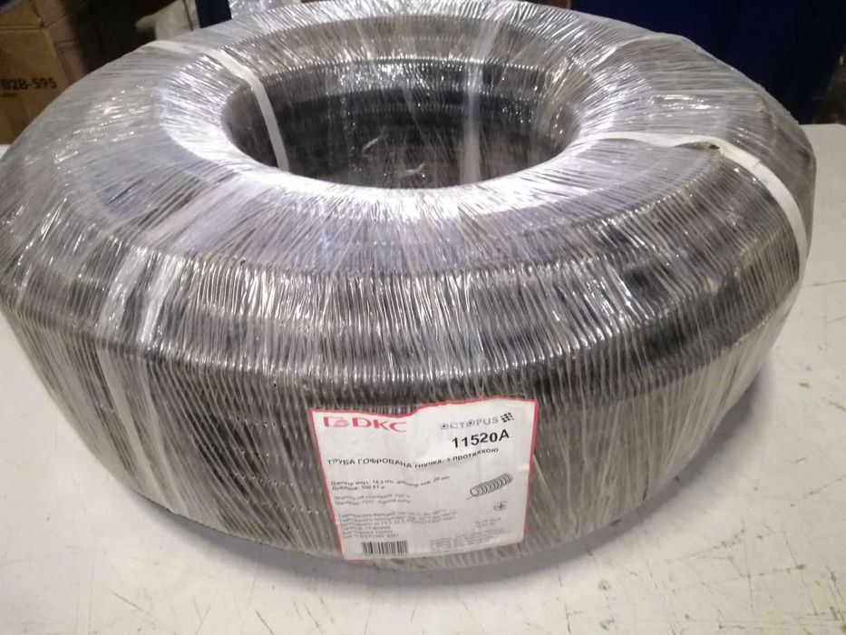 Труба гофрована ДКС D 16,20,25,32,40,50 мм Безкоштовна  доставка