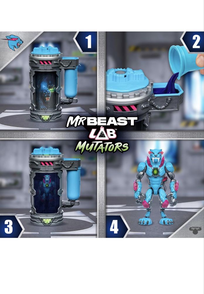 MrBeast Lab Mutators Станція перетворення Пантера легендарна