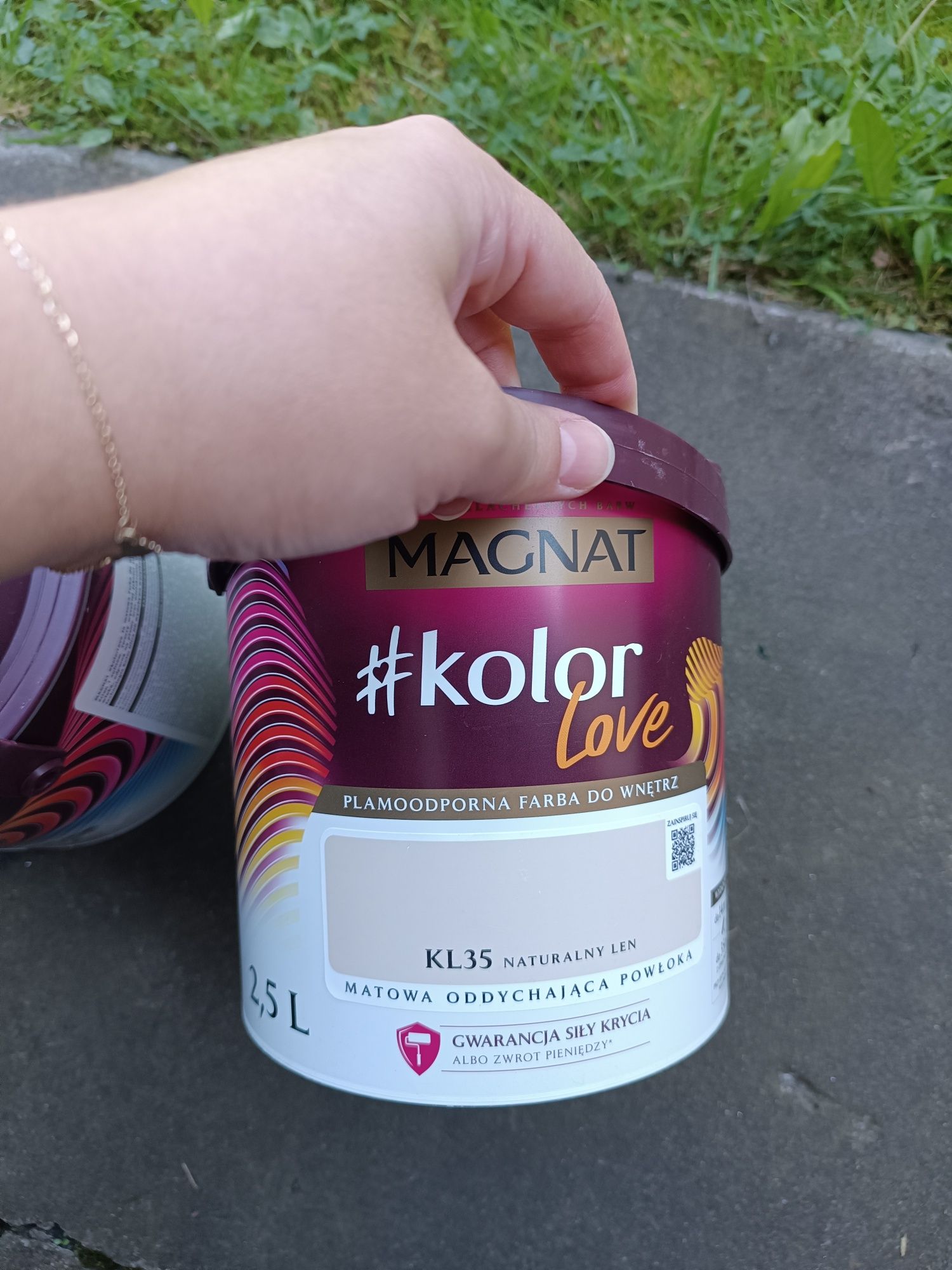 Farba Magnat kolor love Naturalny Len
