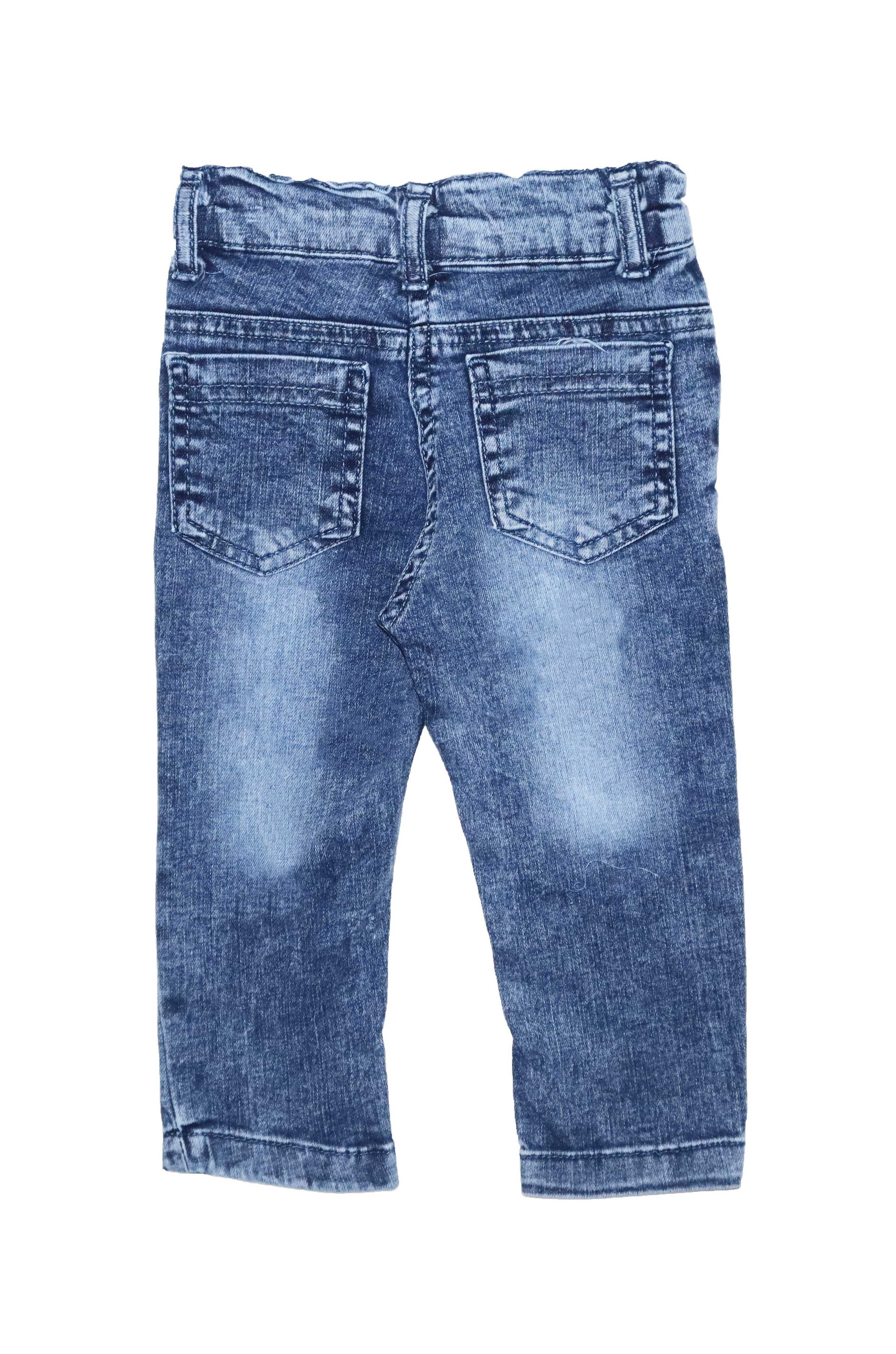 Spodnie jeansowe dla dziewczynki jeansy dziewczęce jeansy dziecięce 86