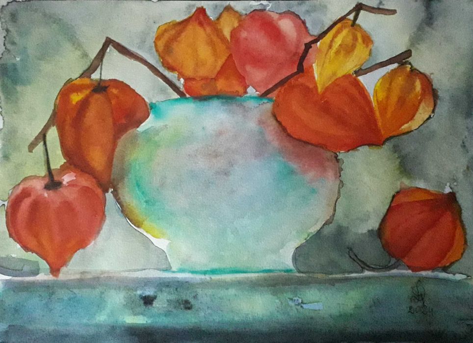 obraz akwarela MIECHUNKA