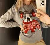 Sweter zimowy świąteczny XS