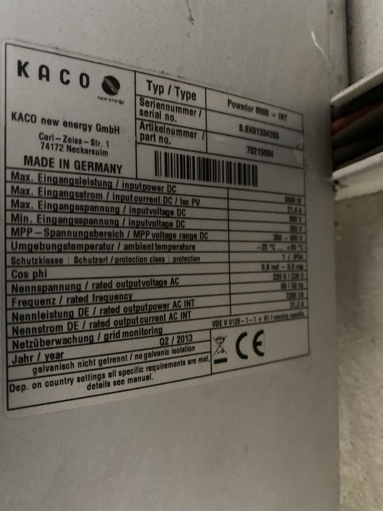 Inwenter falownik kaco