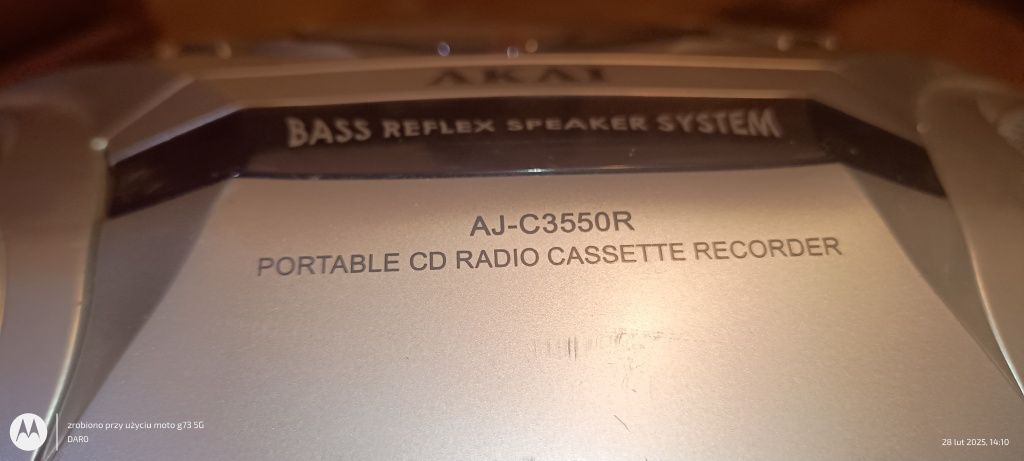 Radio boombox AKAI