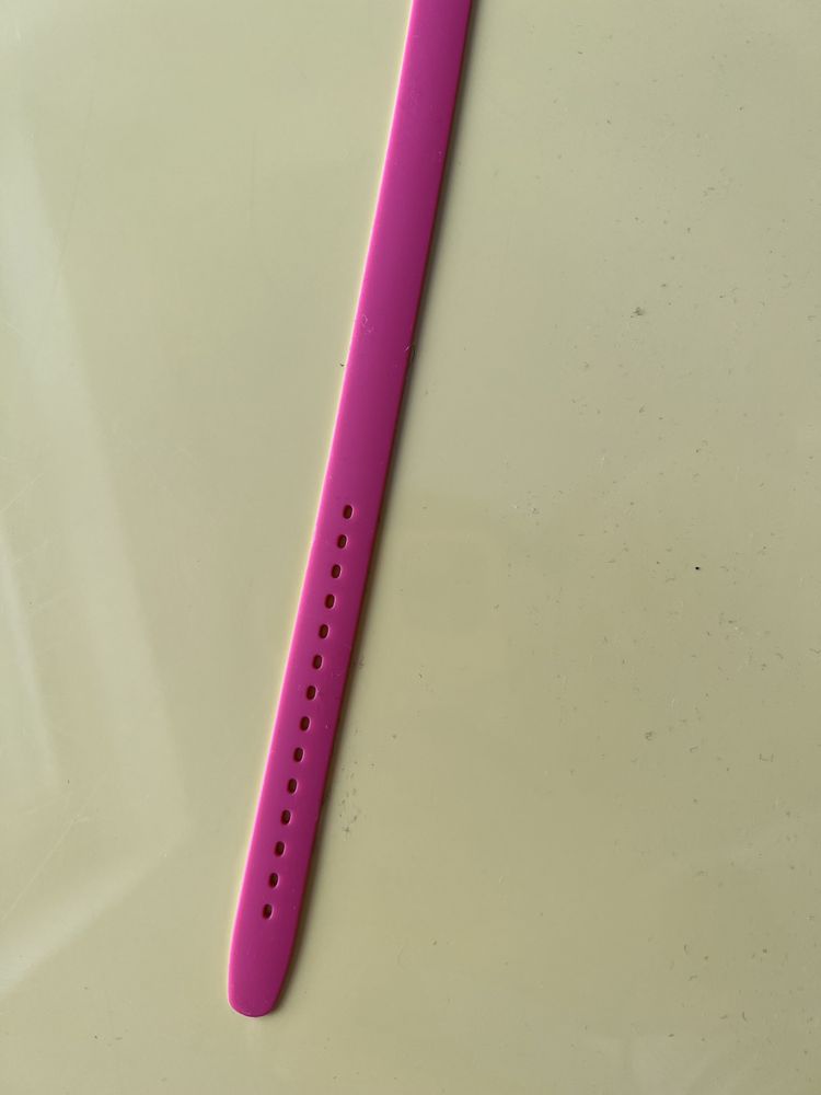 Zegarek swatch długi różowy