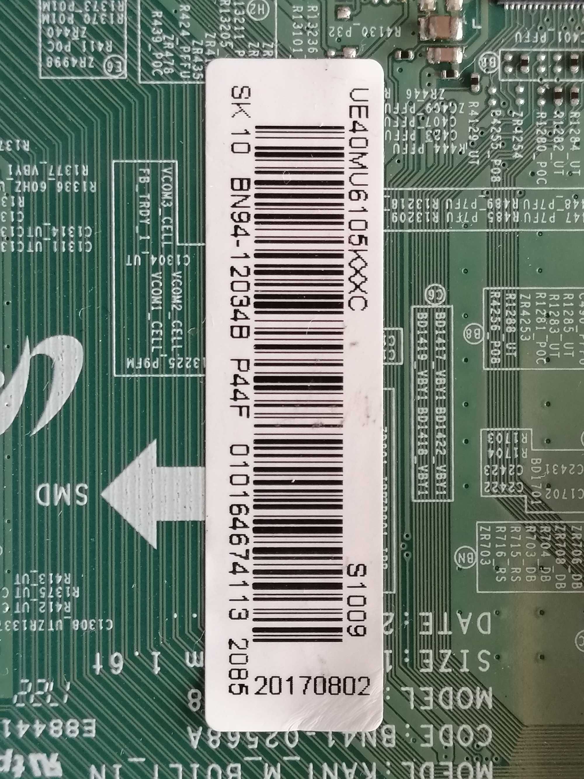 Placa BN94_12034B Samsung UEMU6105KXXC