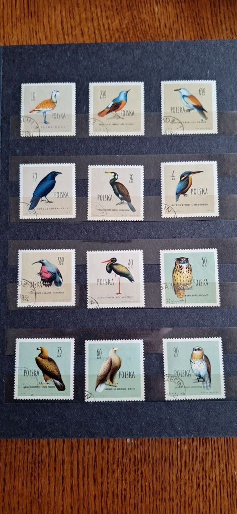 Stare znaczki pocztowe Ptaki