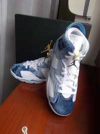 (r. Eur 38,5- 24 cm) Nike Jordan 6 Retro Washed Denim DM9045,-100