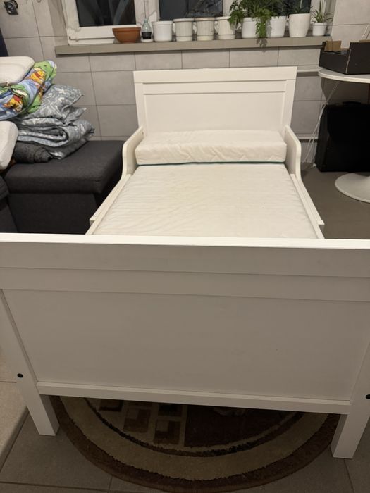 Łóżko dla dziecka rozkladane 80x200 plus materac