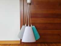 J. NOWA Lampa sufitowa lampka żyrandol wisząca lampa z kloszami