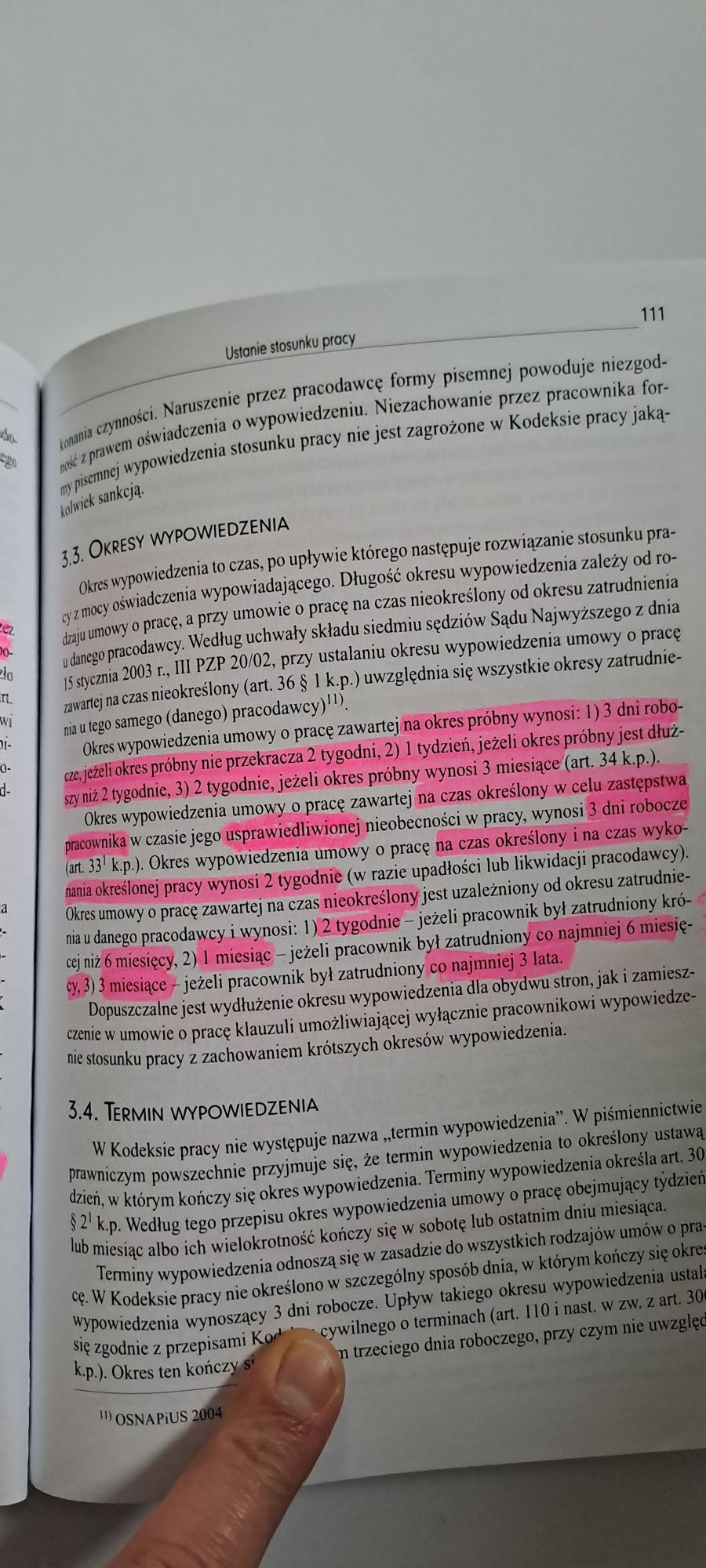 Prawo pracy zarys wykładu wydanie III 2010r