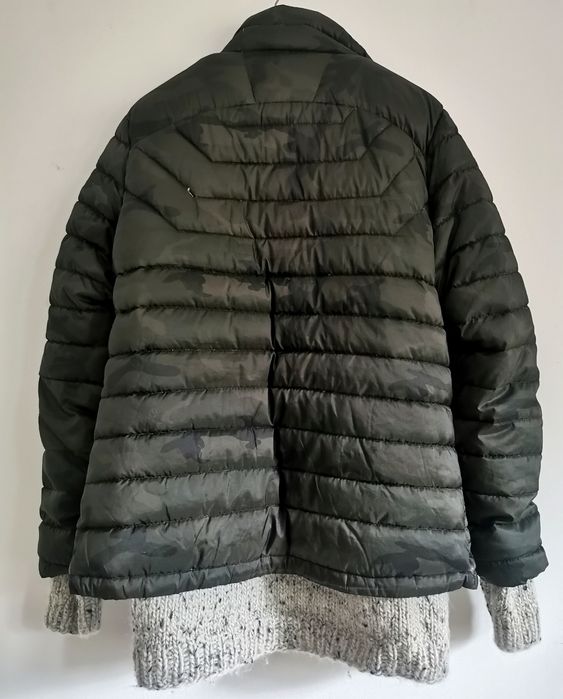 Abercrombie&Fitch puchowa kurtma moro