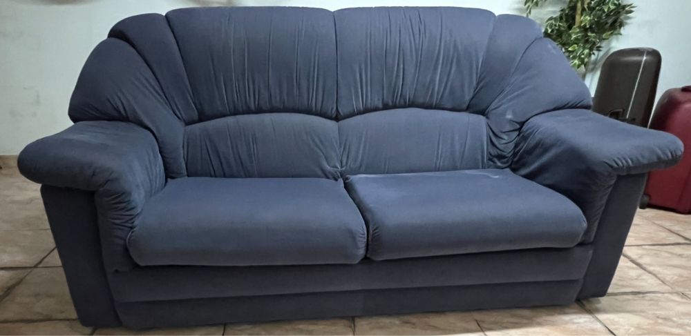 Sofas de 1 lugar mais 1 sofa de 2/3 lugares (veludo)