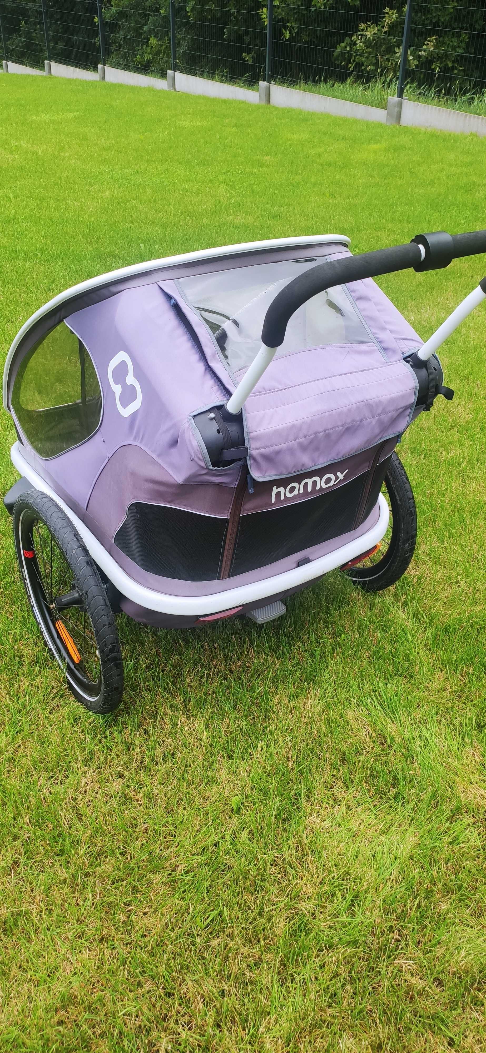 Przyczepka rowerowa dziecięca Hamax Outback Twin