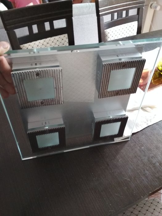 Lampa szklana sufitowa