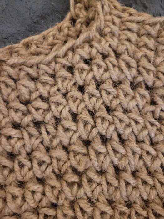 Torba jutowa handmade Nowa