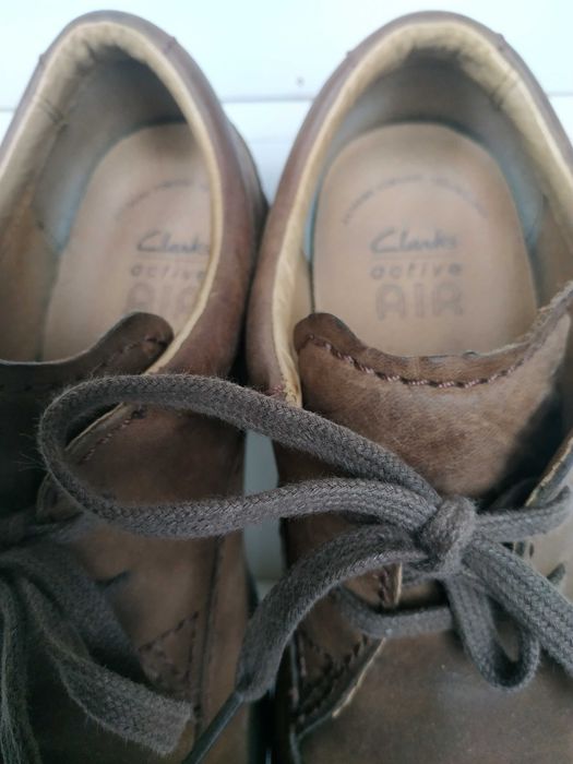 Clarks active air кожа нубук 43-44р.