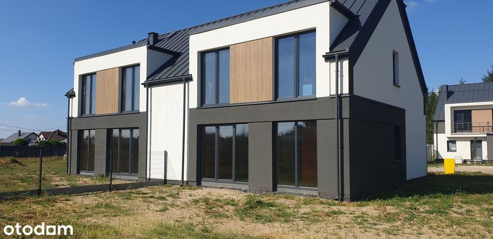 Bliźniak na granicy miasta na dużej działce