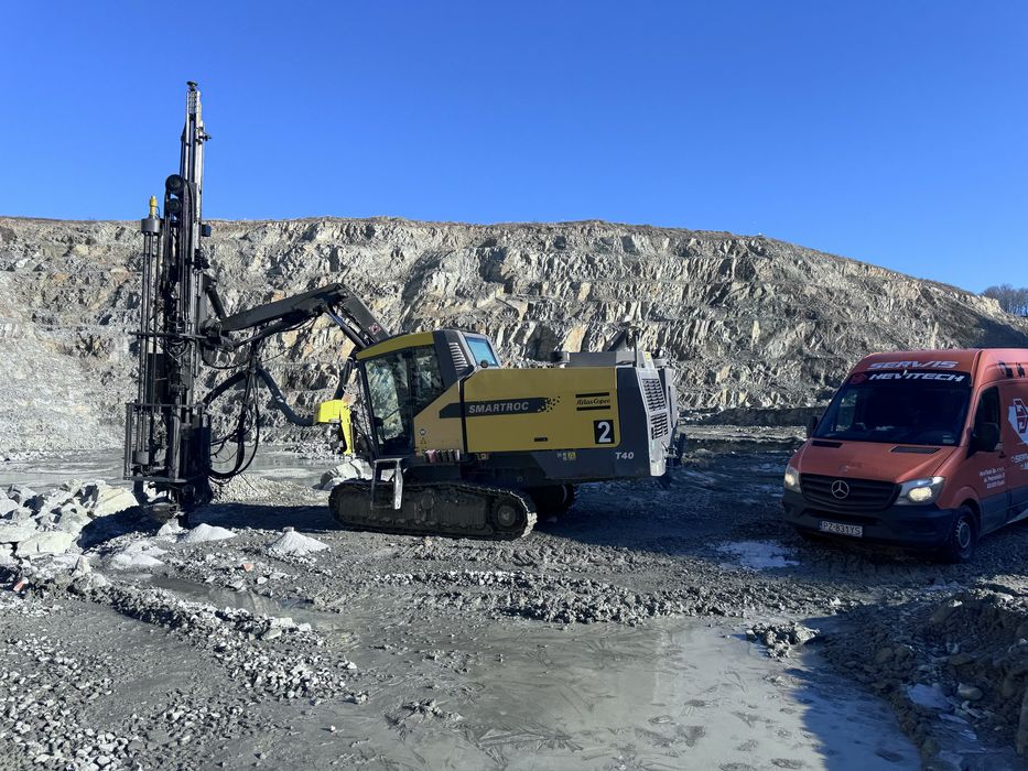 Wynajem wiertnicy pod otwory strzalowe Epiroc T40