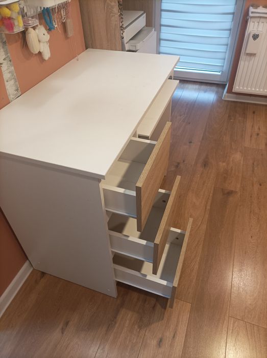 Komplet biurko i regał