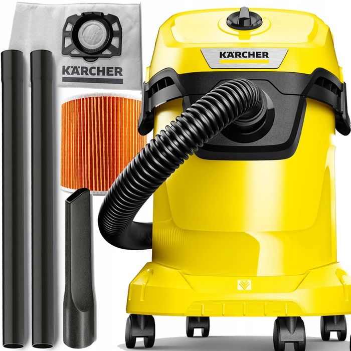 Karcher Wd 3 V-17/4/20 Mocny Odkurzacz Przemysłowy Mocny Na Sucho I Mo