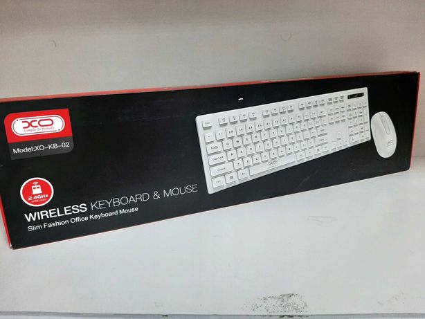 Nowa klawiatura + Mysz Bezprzewodowa Wireless XO-KB-02