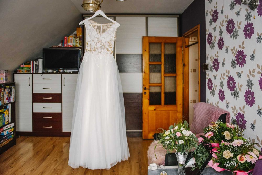 Suknia ślubna rozmiar S salon Afrodyta Rzeszów