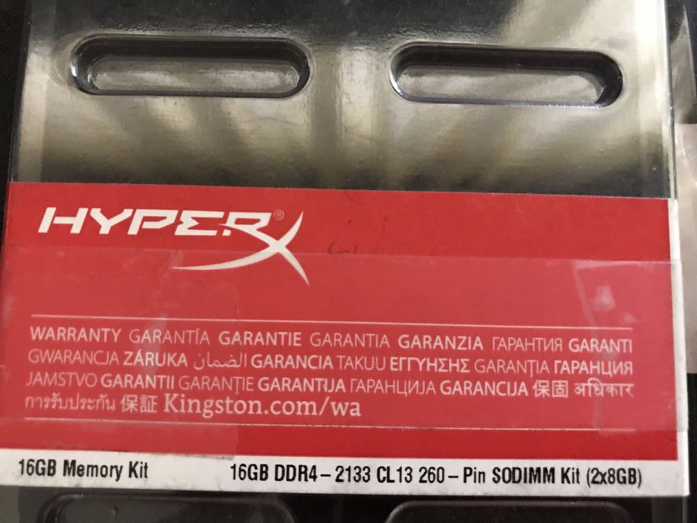 Карта пам’яті HyperX memory Kit 2x8GB 2133 CL 13