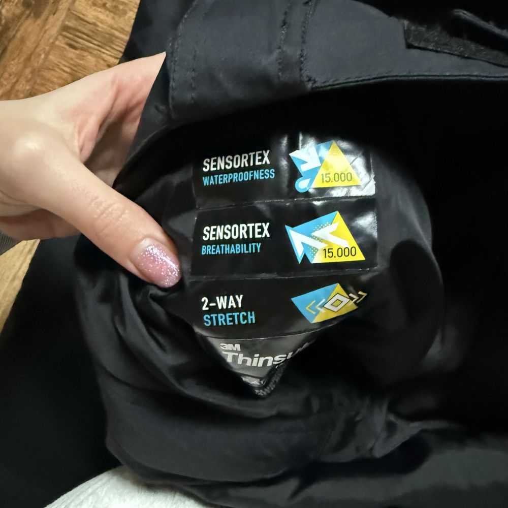 Гірськолижні мембанні лижні чоловічі штани брюки Volkl чорні XL/XXL