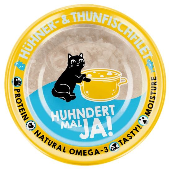 Karma dla kota bez cukru - Lucky Lou Kurczak i Tuńczyk w bulionie 70g