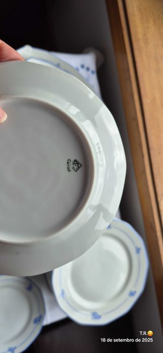 Serviço de jantar Vintage da Fábrica do Candal