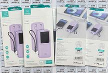 Power Bank Usams Digital Display 20W 20000mAh Бузковий