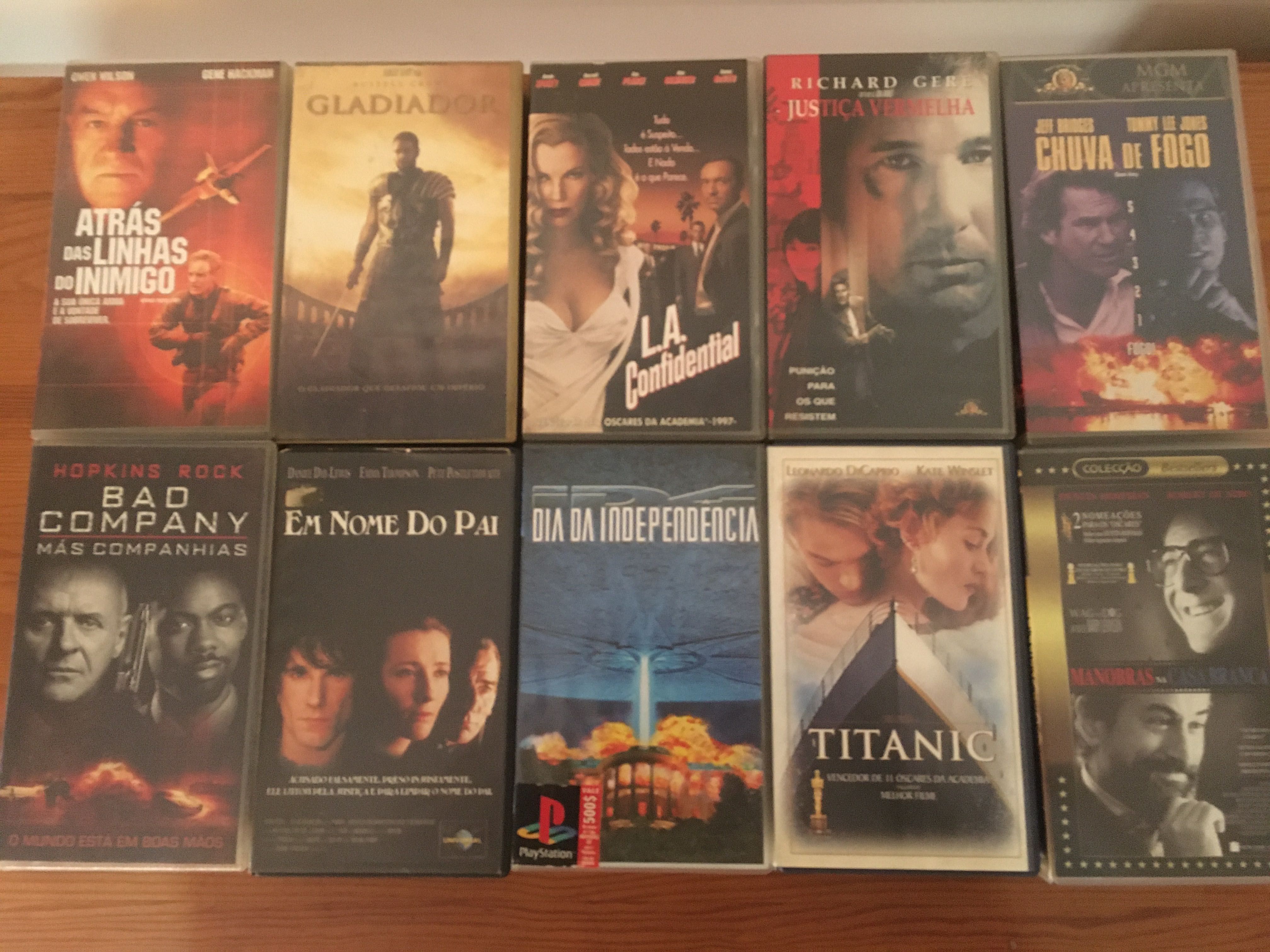 Filmes VHS. 20 cassetes.