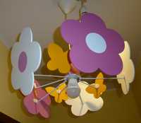 Lampa z kwiatkami i motylkami Kinkiet kwiatek Massive Iridia KOMPLET