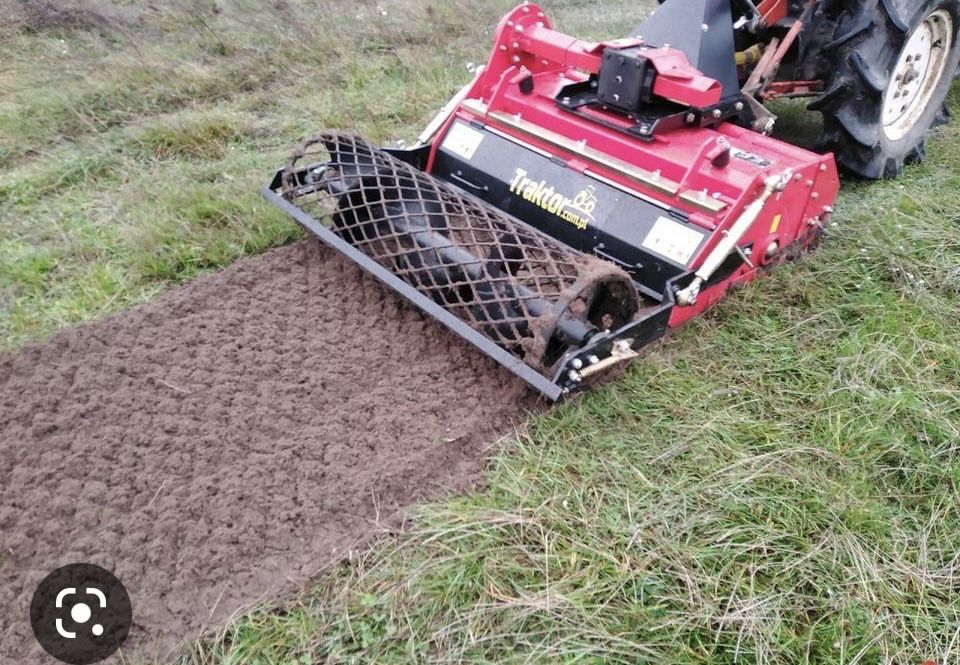 Glebogryzarka separacyjna, zakładanie trawników z siewu i z rolki.