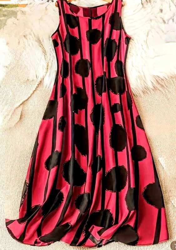 Nowa letnia sukienka w grochy 5xl