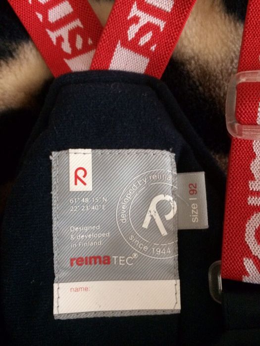 Полукомбинезон Reimаtec, 92 р., б/у в идеальном состоянии.